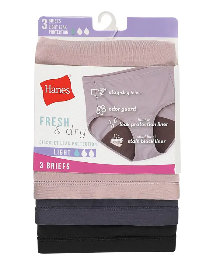 Hanes Underwear Review : Fresh & Dry Period Panty - Top Lingerie